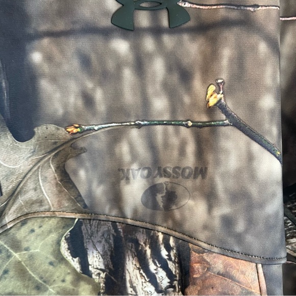 Under Armour Mens Storm Camo Hunting Clothes Hoodie Fleece Like Real Tree Size L - Picture 12 of 12